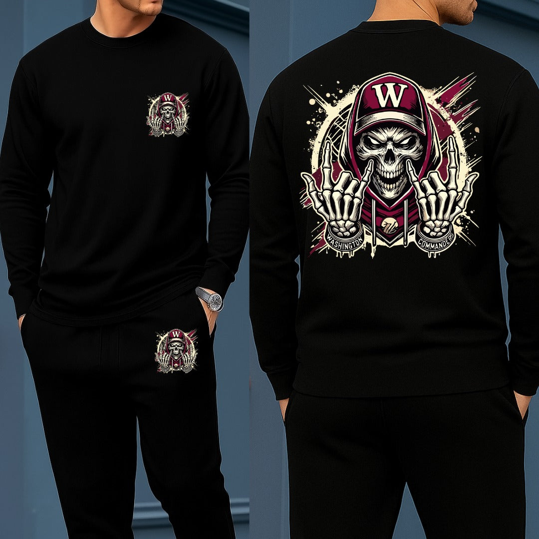 Long Sleeve Drop Shoulder Tshirt and Trouser Set