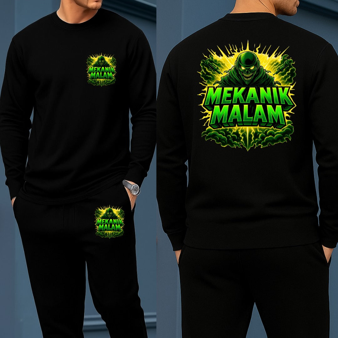 Long Sleeve Drop Shoulder Tshirt and Trouser Set