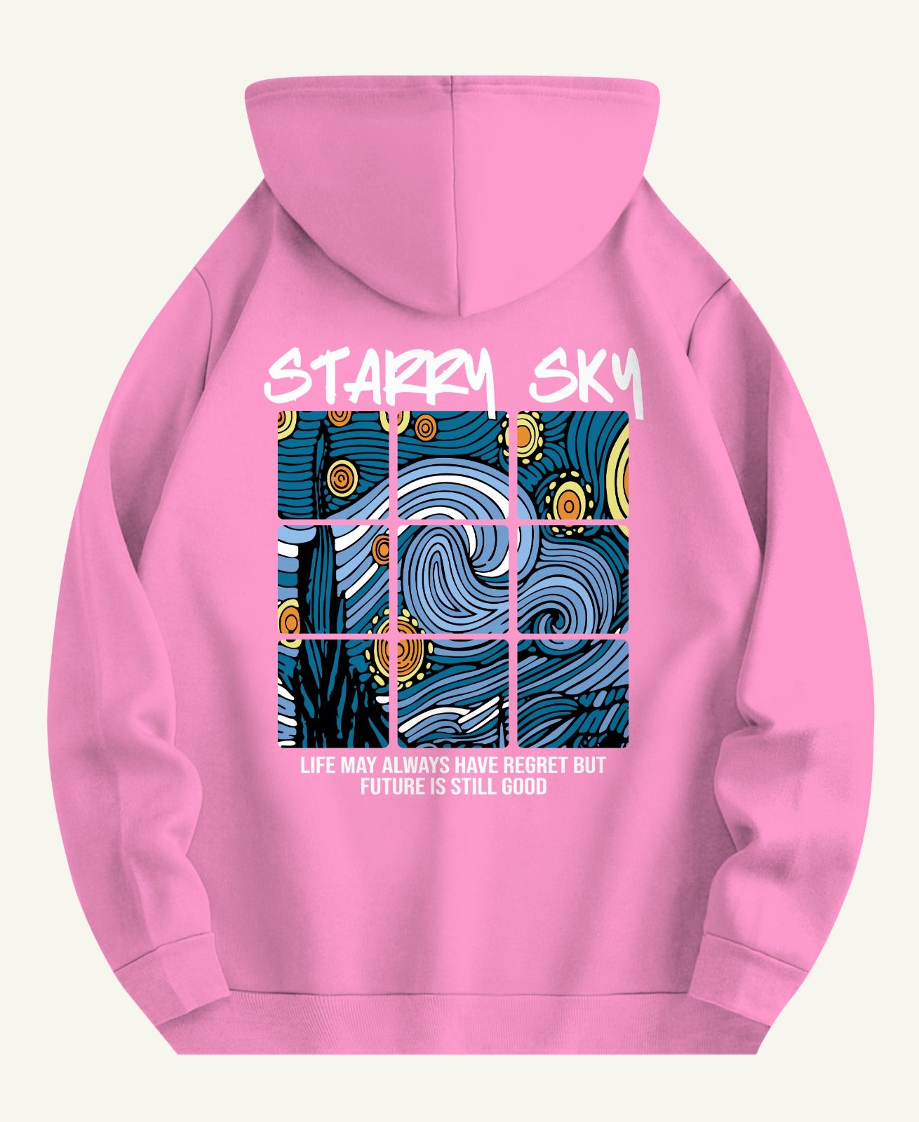 Drop Shoulder Hoodie for  Women