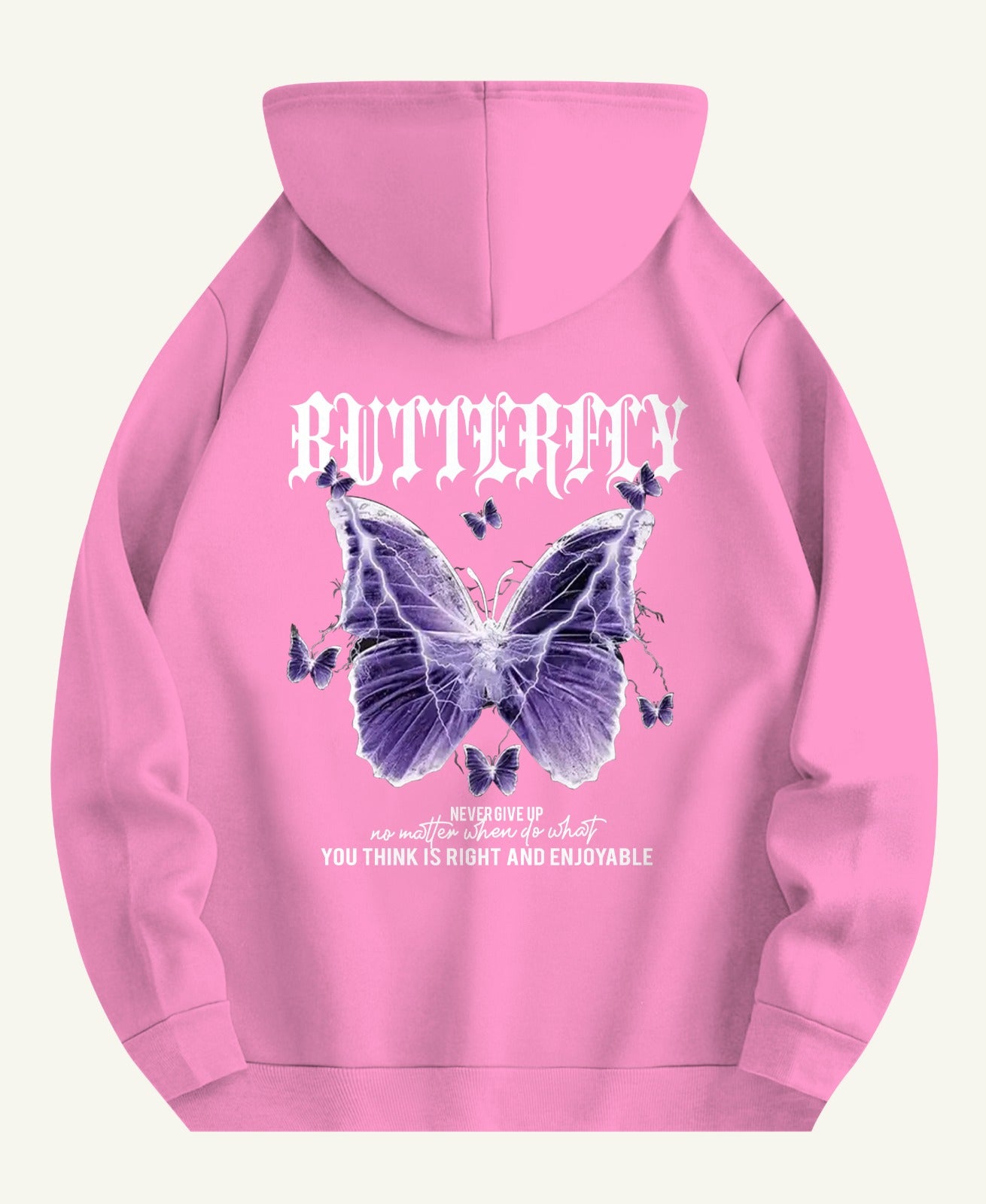 Drop Shoulder Hoodie for  Women