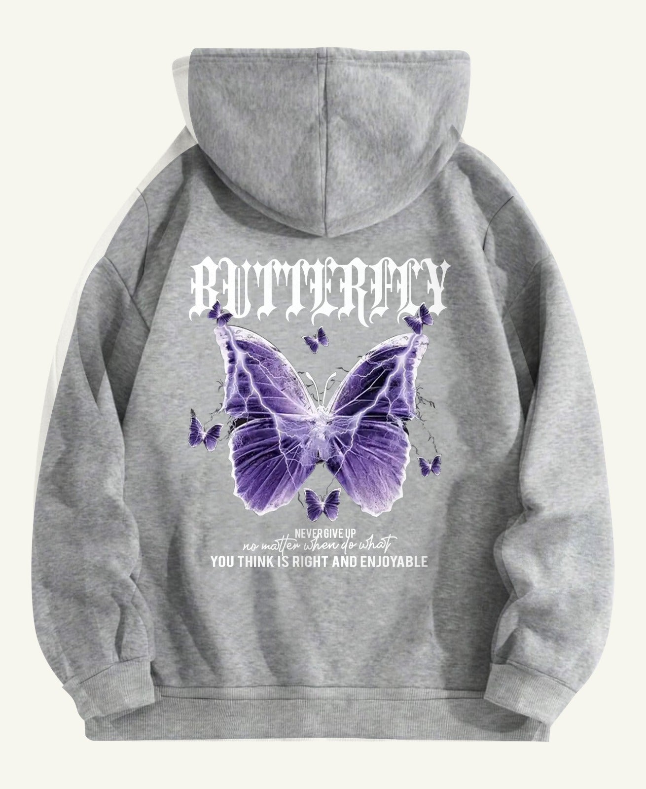 Drop Shoulder Hoodie for  Women