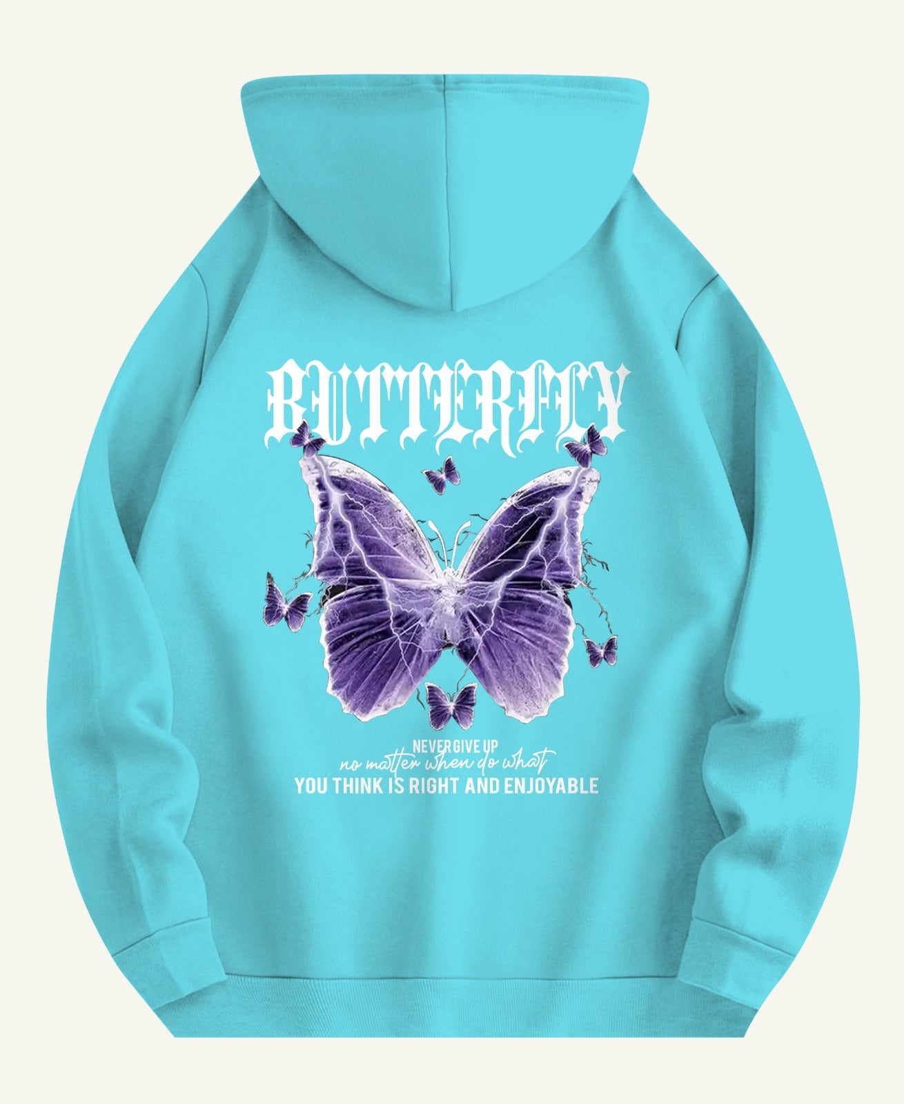 Drop Shoulder Hoodie for  Women