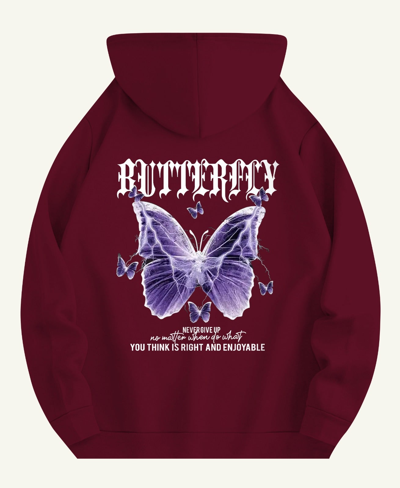 Drop Shoulder Hoodie for  Women