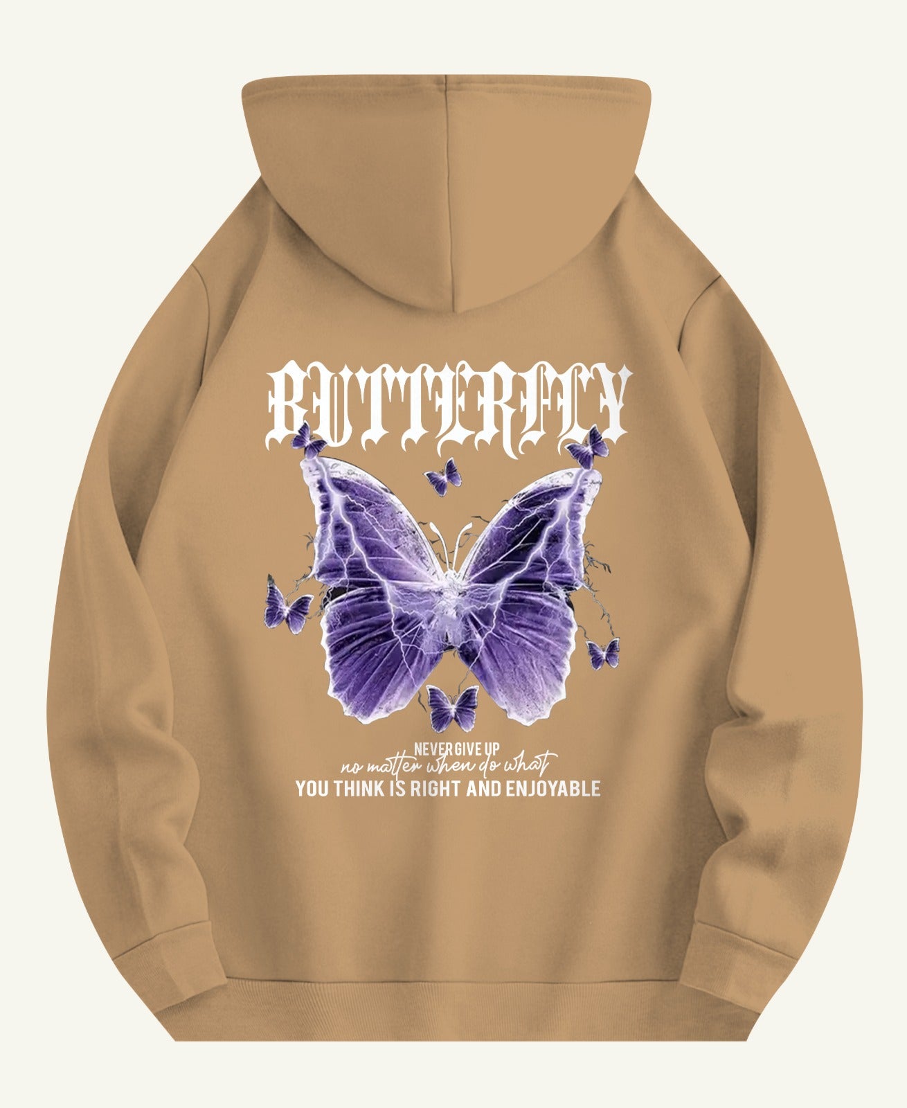 Drop Shoulder Hoodie for  Women