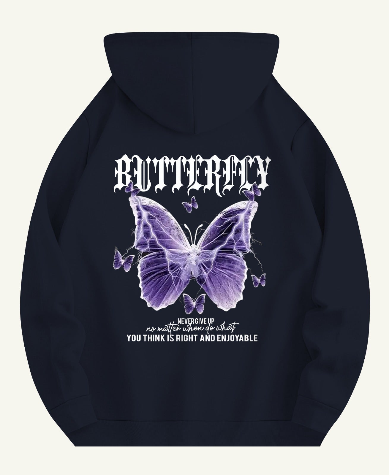 Drop Shoulder Hoodie for  Women