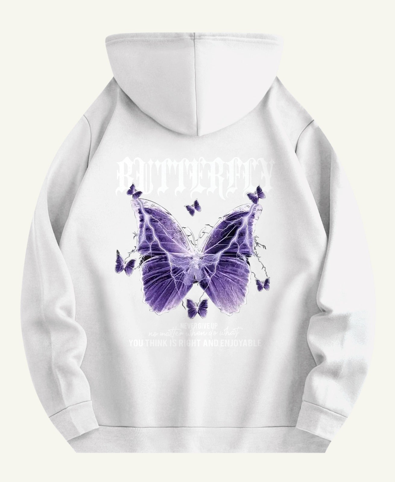 Drop Shoulder Hoodie for  Women