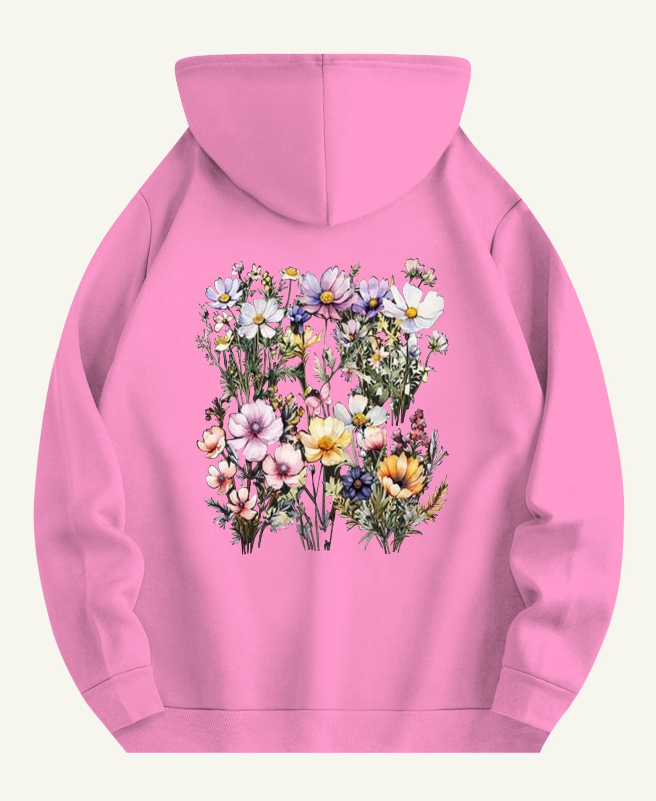 Drop Shoulder Hoodie for  Women