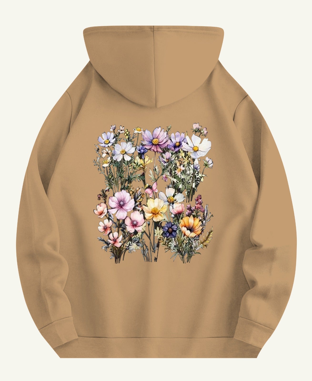 Drop Shoulder Hoodie for  Women