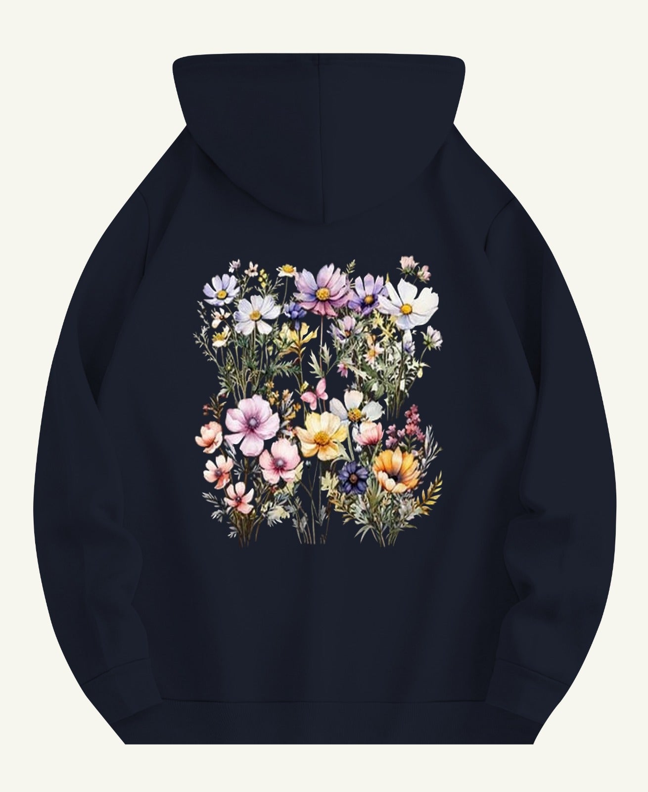 Drop Shoulder Hoodie for  Women