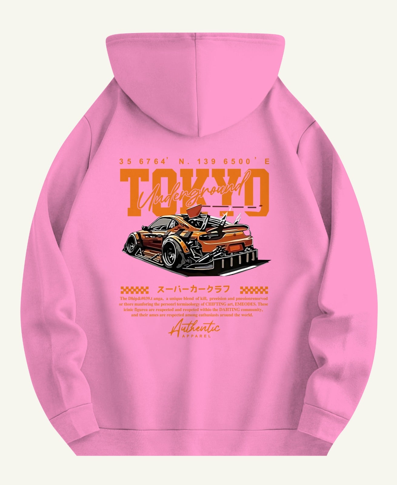 Drop Shoulder Hoodie for  Women