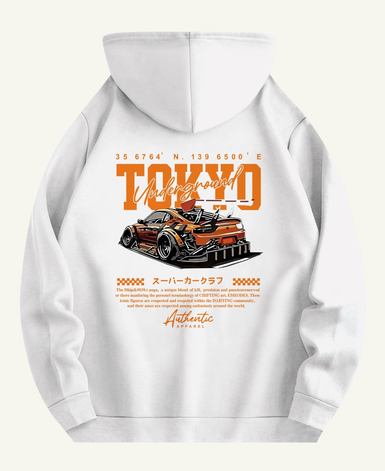 Drop Shoulder Hoodie for  Women