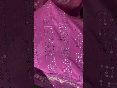 Pakistani Crept Chinon Three Piece